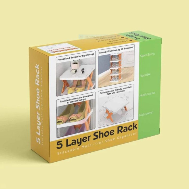 Multifunctional 5 Layer Shoe Organizer Rack